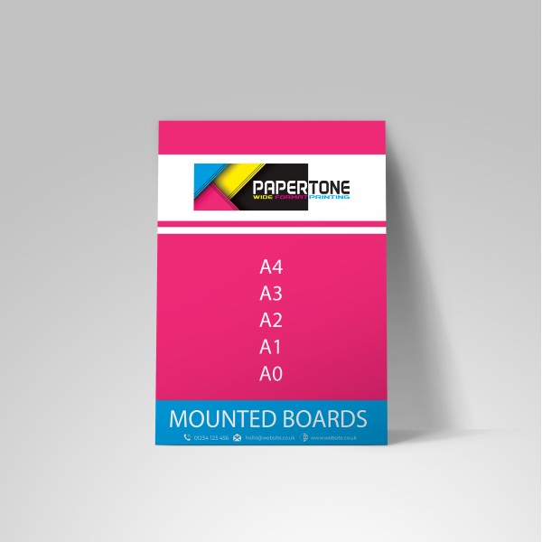 Mounted Boards - Fixed Sizes