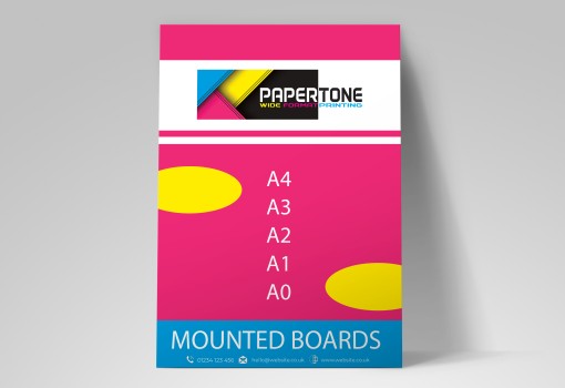 Mounted Boards - Fixed Sizes